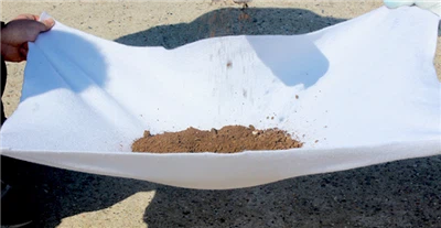 Геотекстиль з короткими голками з перфорованою голкою